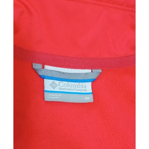 COLUMBIA Women's Jacket SoftShell Kruser Ridge Walking Hiking Outdoor Red Size M - Picture 4 of 12